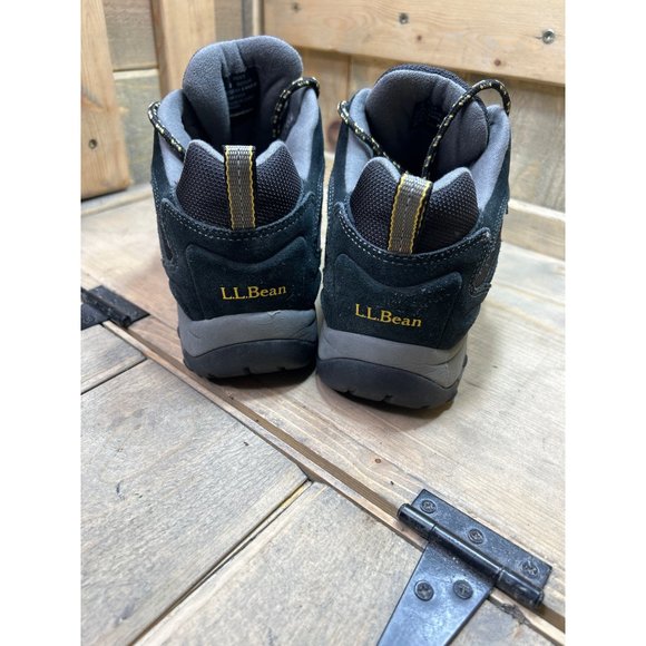 L.L Bean Lace Up Black Hiking Shoes Boots Mens US8 Waterproof main image 8